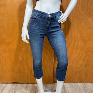 Judy Blue Skinny Fit Capri Jeans Womens Size 0/24 Blue Stretch Denim
